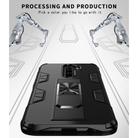For Xiaomi Redmi Note 8 Pro Soldier Armor Shockproof TPU + PC Magnetic Protective Case with Holder(Black) - 3