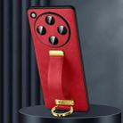 For OPPO Find X8 Pro SULADA PC + Leather Texture Skin Feel Shockproof Phone Case(Red) - 1