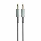 hoco UPA31 AUX 3.5mm Spring Audio Cable, Length: 3m(Black) - 1