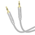 hoco UPA30 AUX 3.5mm to 3.5mm Audio Cable(Grey) - 1