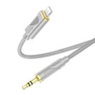 hoco UPA30 8 Pin to 3.5mm Digital Audio Cable(Grey) - 2