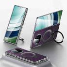 For Huawei Mate X5 / X3 SULADA Kevlar Texture MagSafe Magnetic Holder Phone Case(Purple) - 1