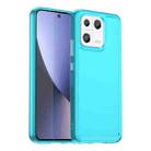 For Xiaomi 13 Candy Series TPU Phone Case(Transparent Blue) - 1