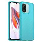 For Xiaomi Poco C55 Candy Series TPU Phone Case(Transparent Blue) - 1