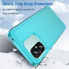 For Xiaomi Poco C55 Candy Series TPU Phone Case(Transparent Blue) - 3