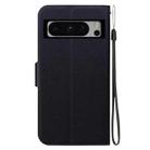 For Google Pixel 8 Pro Ultra-thin Voltage Magnetic Buckle Leather Phone Case(Black) - 3