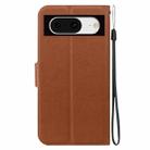 For Google Pixel 8 Ultra-thin Voltage Magnetic Buckle Leather Phone Case(Brown) - 3