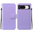 For Google Pixel 8 Ultra-thin Voltage Magnetic Buckle Leather Phone Case(Purple) - 1