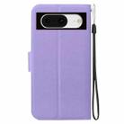 For Google Pixel 8 Ultra-thin Voltage Magnetic Buckle Leather Phone Case(Purple) - 3