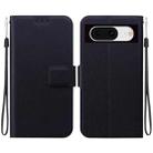 For Google Pixel 8 Ultra-thin Voltage Magnetic Buckle Leather Phone Case(Black) - 1