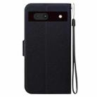 For Google Pixel 7a Ultra-thin Voltage Magnetic Buckle Leather Phone Case(Black) - 3