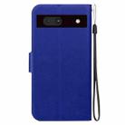 For Google Pixel 7a Ultra-thin Voltage Magnetic Buckle Leather Phone Case(Blue) - 3