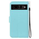 For Google Pixel 7 Ultra-thin Voltage Magnetic Buckle Leather Phone Case(Green) - 3