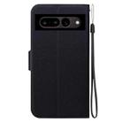 For Google Pixel 7 Ultra-thin Voltage Magnetic Buckle Leather Phone Case(Black) - 3