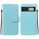 For Google Pixel 7 Pro Ultra-thin Voltage Magnetic Buckle Leather Phone Case(Green) - 1