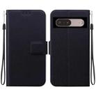 For Google Pixel 7 Pro Ultra-thin Voltage Magnetic Buckle Leather Phone Case(Black) - 1