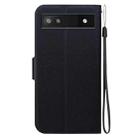 For Google Pixel 6a Ultra-thin Voltage Magnetic Buckle Leather Phone Case(Black) - 3