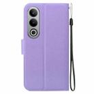 For OnePlus Nord CE4 Ultra-thin Voltage Magnetic Buckle Leather Phone Case(Purple) - 3