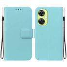 For OnePlus Nord CE 3 Lite / Nord N30 Ultra-thin Voltage Magnetic Buckle Leather Phone Case(Green) - 1