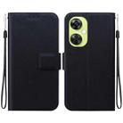 For OnePlus Nord CE 3 Lite / Nord N30 Ultra-thin Voltage Magnetic Buckle Leather Phone Case(Black) - 1