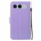 For OnePlus Nord 4 Ultra-thin Voltage Magnetic Buckle Leather Phone Case(Purple) - 3