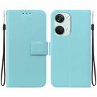 For OnePlus Nord 3 / Ace 2V Ultra-thin Voltage Magnetic Buckle Leather Phone Case(Green) - 1