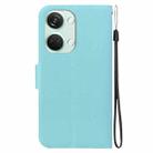 For OnePlus Nord 3 / Ace 2V Ultra-thin Voltage Magnetic Buckle Leather Phone Case(Green) - 3