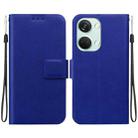 For OnePlus Nord 3 / Ace 2V Ultra-thin Voltage Magnetic Buckle Leather Phone Case(Blue) - 1