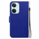 For OnePlus Nord 3 / Ace 2V Ultra-thin Voltage Magnetic Buckle Leather Phone Case(Blue) - 3