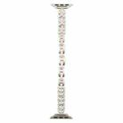 For Apple Watch 46mm / 49mm / 45mm / 44mm Quick Release Leaf Diamond Alloy Slim Watch Band(Starlight) - 3