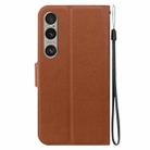 For Sony Xperia 1 VI Ultra-thin Voltage Magnetic Buckle Leather Phone Case(Brown) - 3