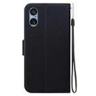 For Sony Xperia 5 V Ultra-thin Voltage Magnetic Buckle Leather Phone Case(Black) - 3