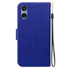 For Sony Xperia 5 V Ultra-thin Voltage Magnetic Buckle Leather Phone Case(Blue) - 3