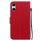 For Sony Xperia 10 VI Ultra-thin Voltage Magnetic Buckle Leather Phone Case(Red) - 3