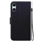 For Sony Xperia 10 VI Ultra-thin Voltage Magnetic Buckle Leather Phone Case(Black) - 3