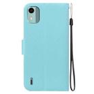 For Nokia C12 Ultra-thin Voltage Magnetic Buckle Leather Phone Case(Green) - 3