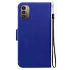 For Nokia G21 / Nokia G11 Ultra-thin Voltage Magnetic Buckle Leather Phone Case(Blue) - 3