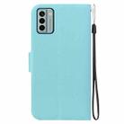 For Nokia G22 Ultra-thin Voltage Magnetic Buckle Leather Phone Case(Green) - 3