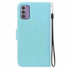 For Nokia G42 Ultra-thin Voltage Magnetic Buckle Leather Phone Case(Green) - 3