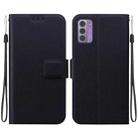 For Nokia G42 Ultra-thin Voltage Magnetic Buckle Leather Phone Case(Black) - 1