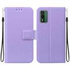 For Nokia XR21 Ultra-thin Voltage Magnetic Buckle Leather Phone Case(Purple) - 1