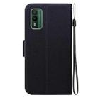For Nokia XR21 Ultra-thin Voltage Magnetic Buckle Leather Phone Case(Black) - 3