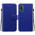 For Nokia XR21 Ultra-thin Voltage Magnetic Buckle Leather Phone Case(Blue) - 1