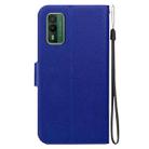 For Nokia XR21 Ultra-thin Voltage Magnetic Buckle Leather Phone Case(Blue) - 3
