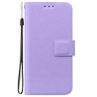 For iPhone 16 Ultra-thin Voltage Magnetic Buckle Leather Phone Case(Purple) - 2