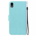 For iPhone XR Ultra-thin Voltage Magnetic Buckle Leather Phone Case(Green) - 3