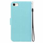 For iPhone 7 / 8 / SE 2022 Ultra-thin Voltage Magnetic Buckle Leather Phone Case(Green) - 3