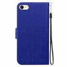 For iPhone 7 / 8 / SE 2022 Ultra-thin Voltage Magnetic Buckle Leather Phone Case(Blue) - 3