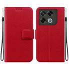 For Infinix GT 20 Pro Ultra-thin Voltage Magnetic Buckle Leather Phone Case(Red) - 1