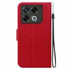 For Infinix GT 20 Pro Ultra-thin Voltage Magnetic Buckle Leather Phone Case(Red) - 3
